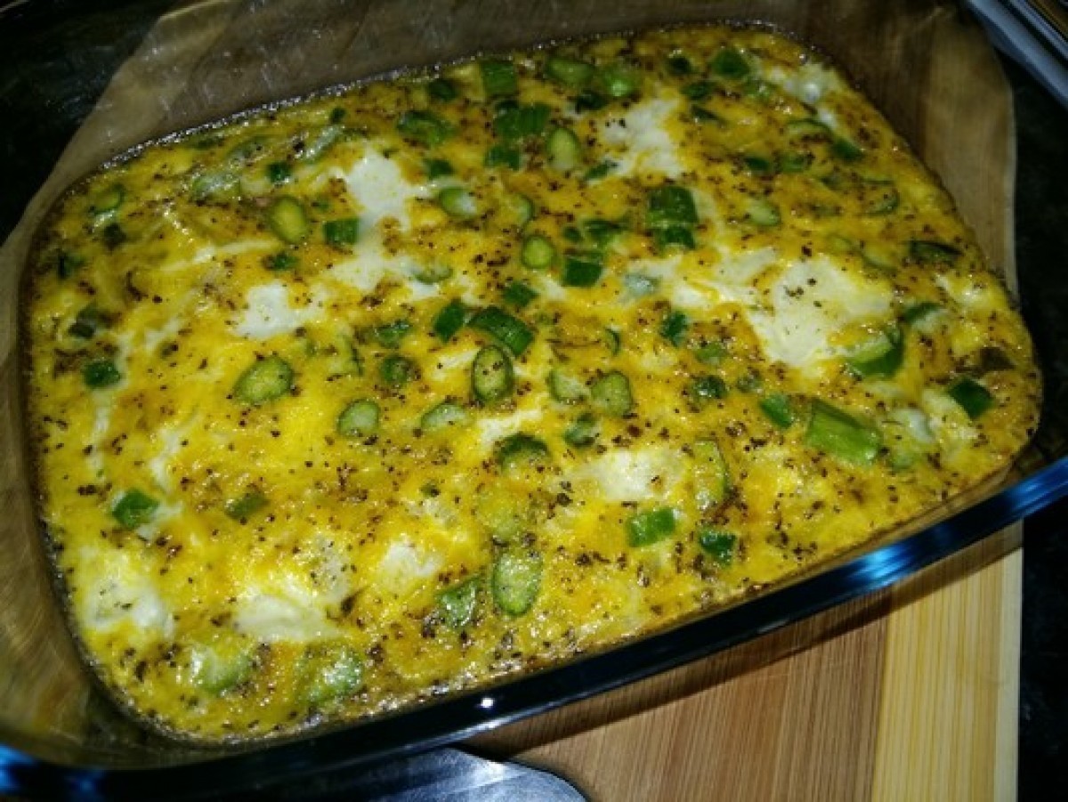 Asparagus frittata