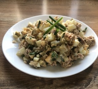 Egg salad with tuna