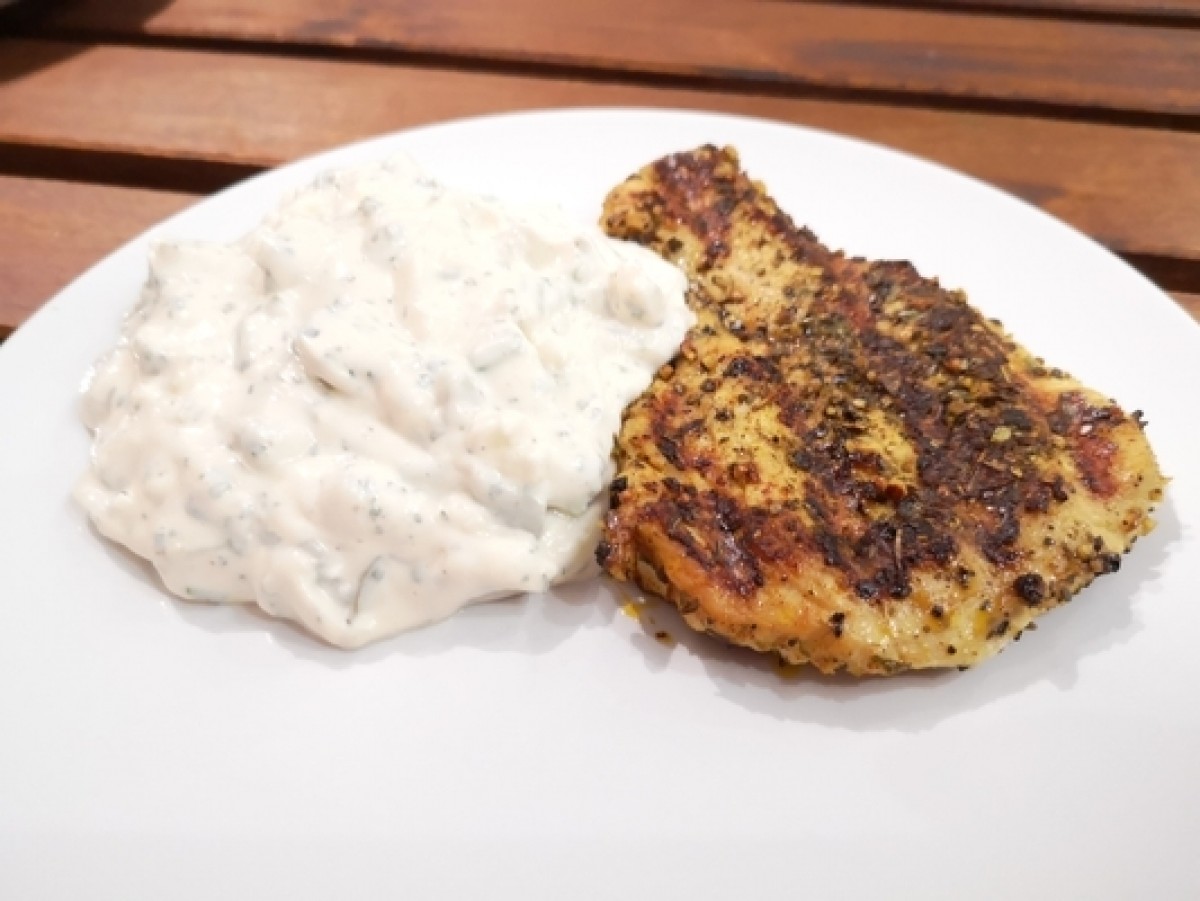 Turkey with Tartare sauce