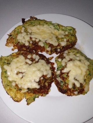Courgette and cheese fritters