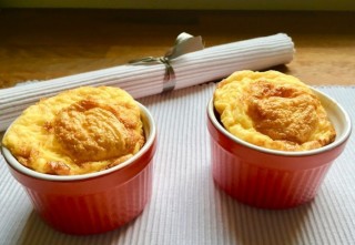 Ei überbacken mit Schinken