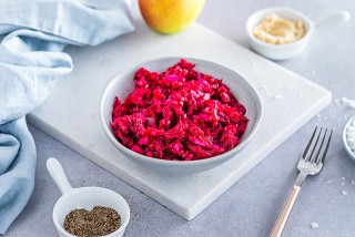 Salade de betteraves aux pommes et au raifort