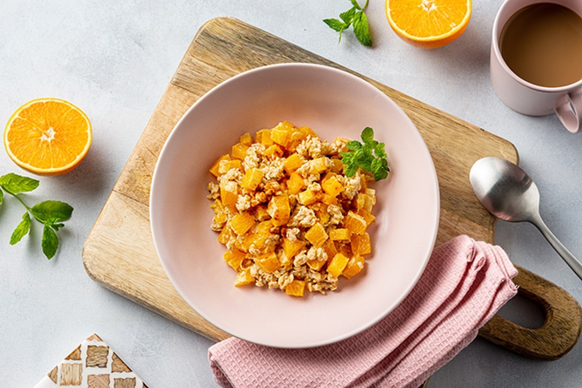 Porridge à la poudre de chili et à l’orange