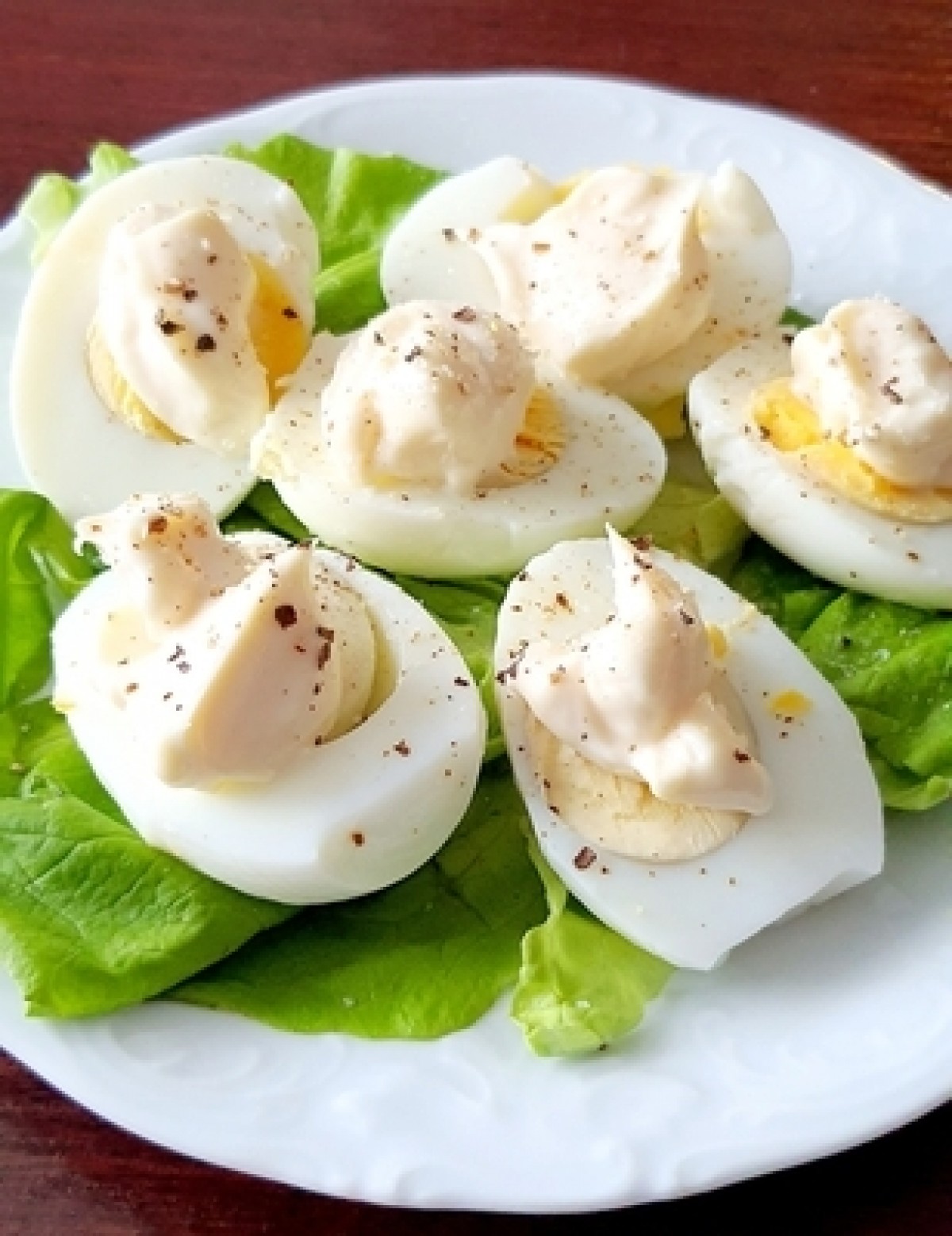 Eier mit Mayonnaise