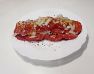 Greek salami snack