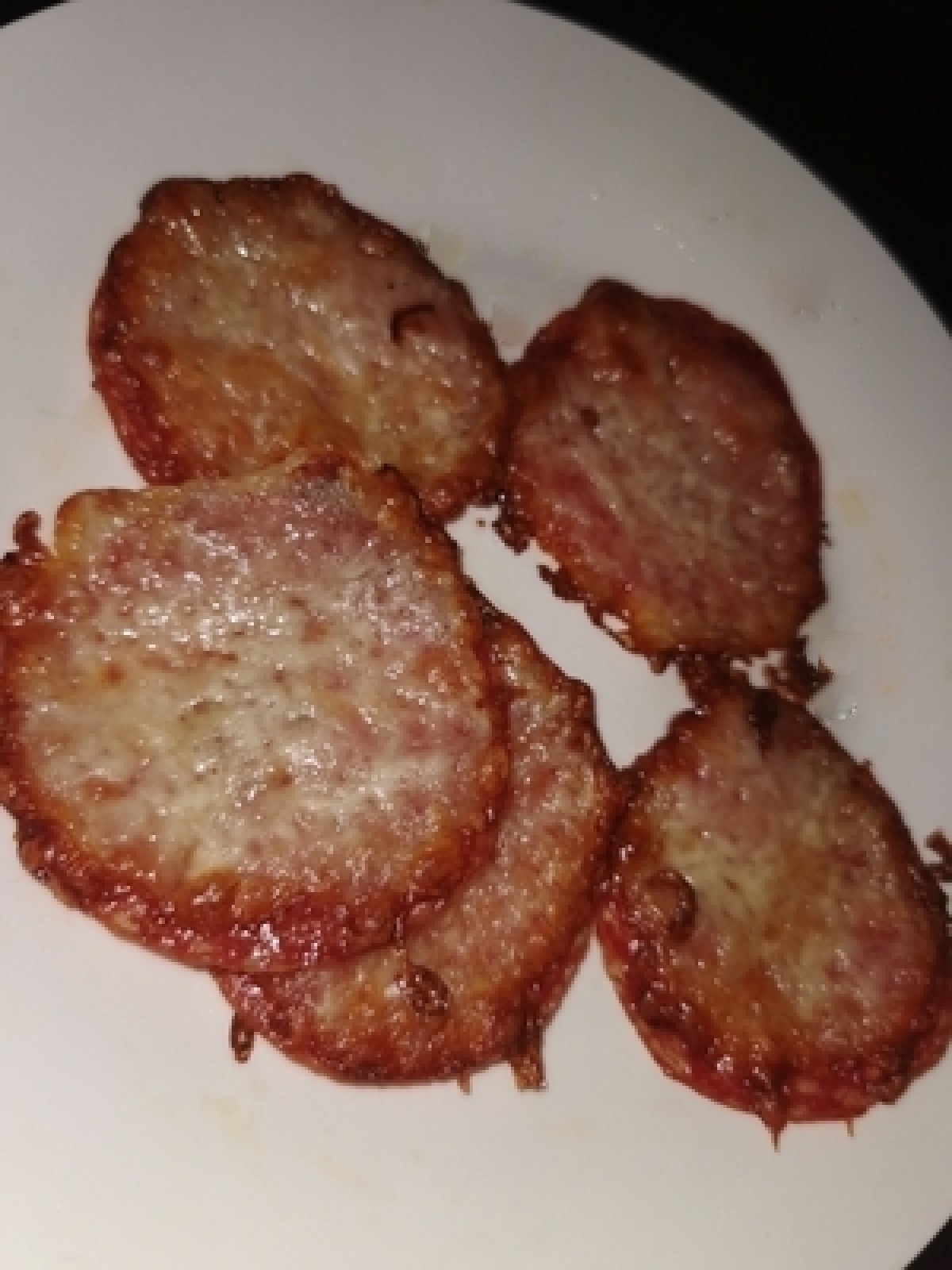 Salami and cheese crisps