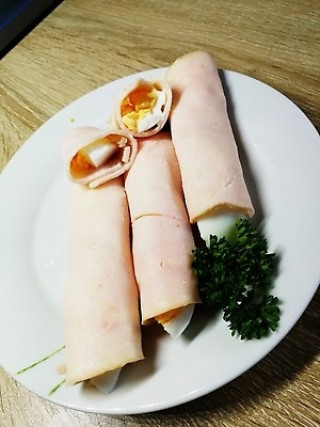 Ei gewikkeld in ham