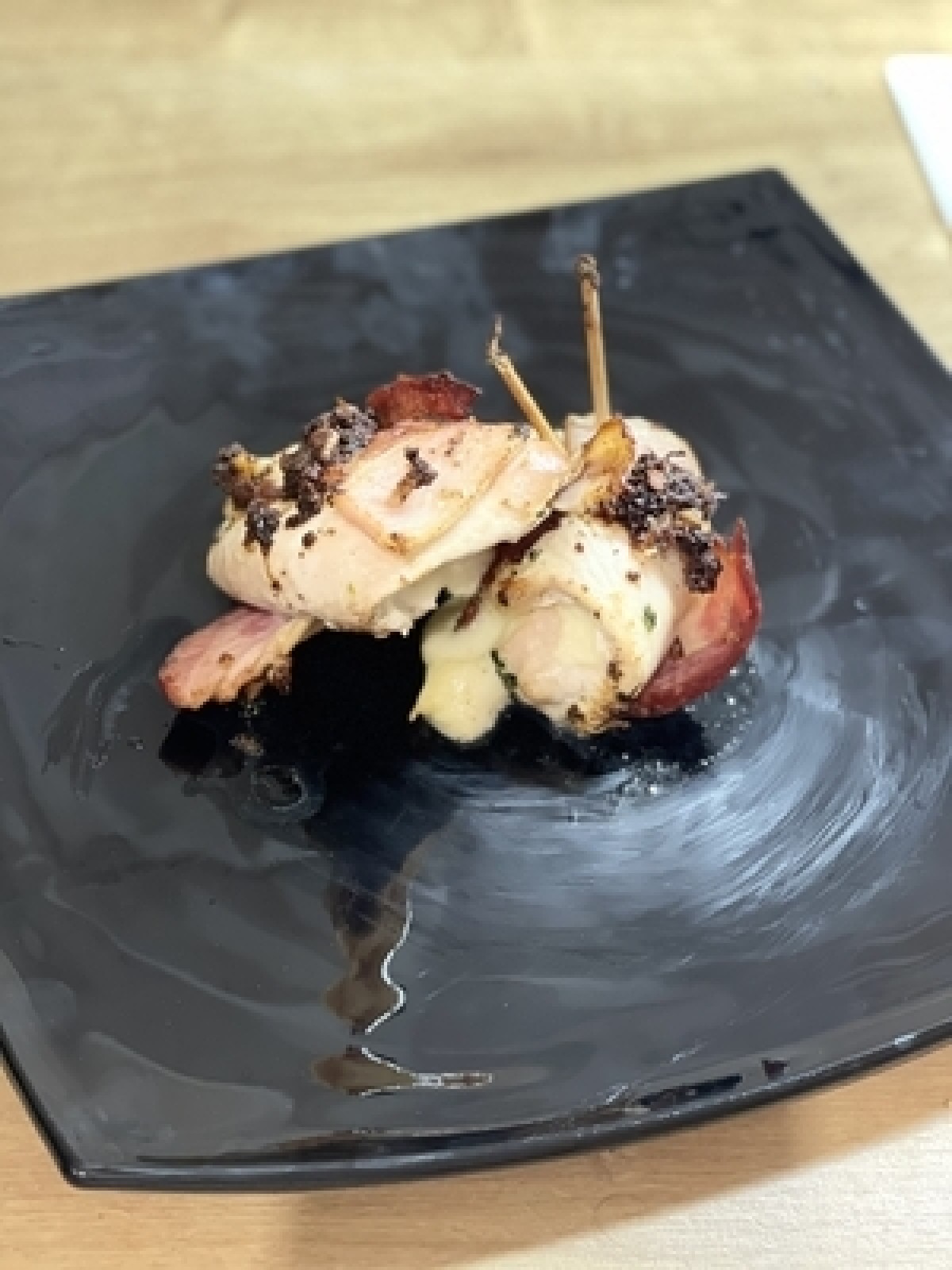 Petites roulades de poulet