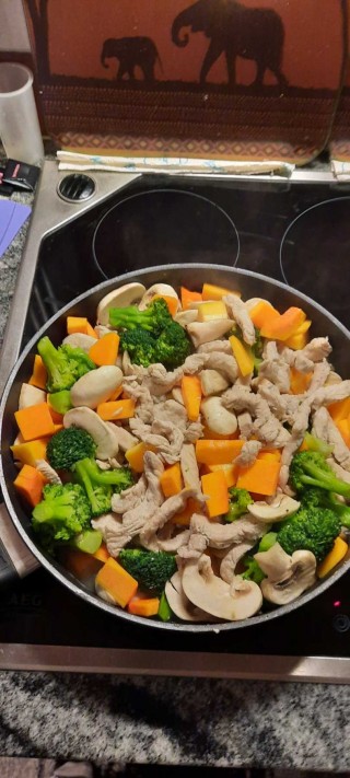 Hühnchen Gemüspfanne