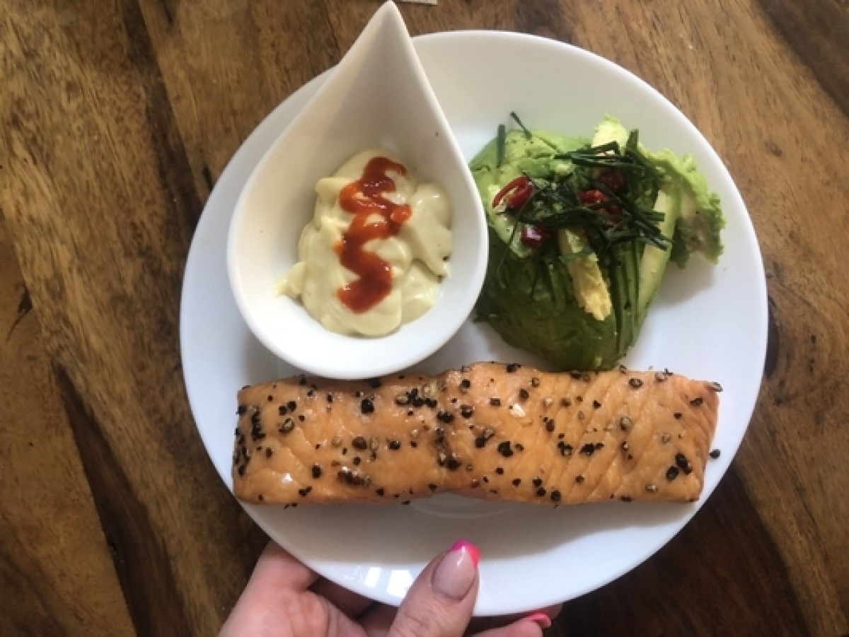 Saumon fumé à l’avocat