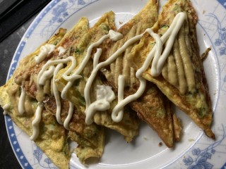 Broccolitosti's met kaas en ham