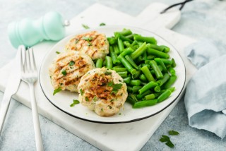 Turkey and courgette burgers