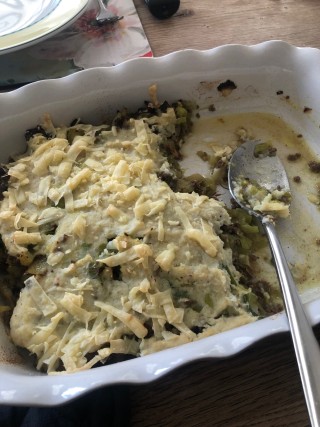 Prei gehaktschotel keto