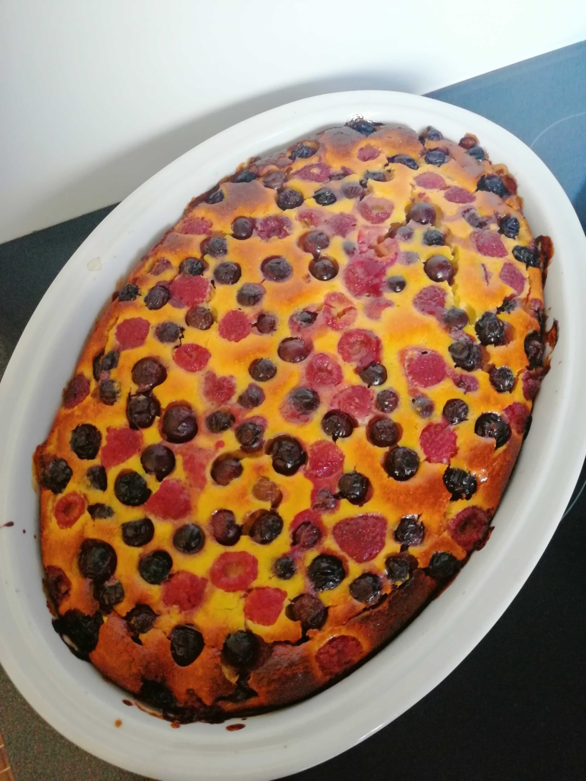 Polenta-Quark-Auflauf