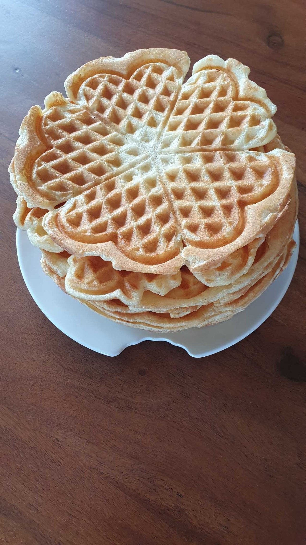 Waffeln mit Magerquark ohne Zucker