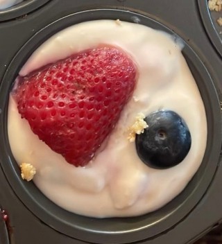 Tortini mascarpone e frutti rossi