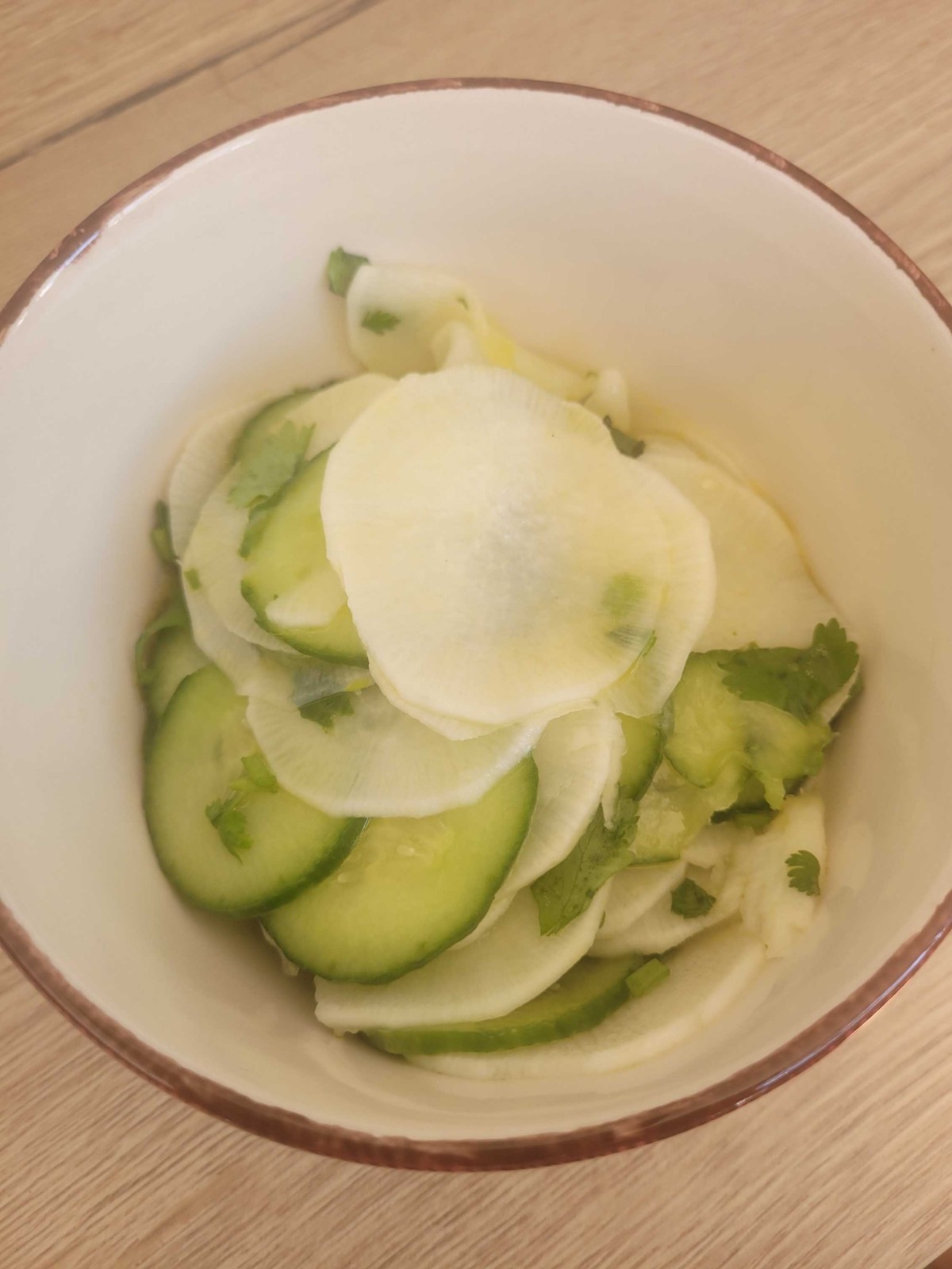 Rettich-Gurkensalat alla Sebastian