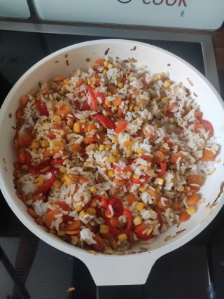 Hähnchenfleisch mit Reis