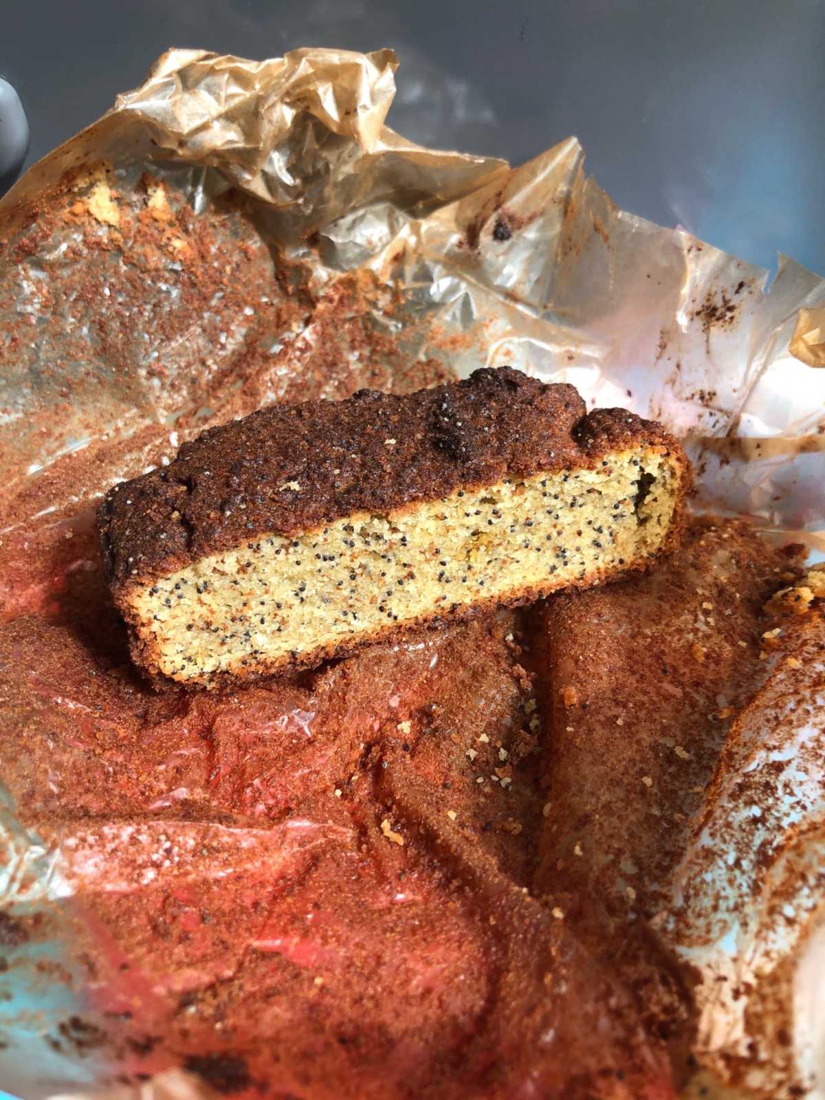 Cake keto au citron et pavot