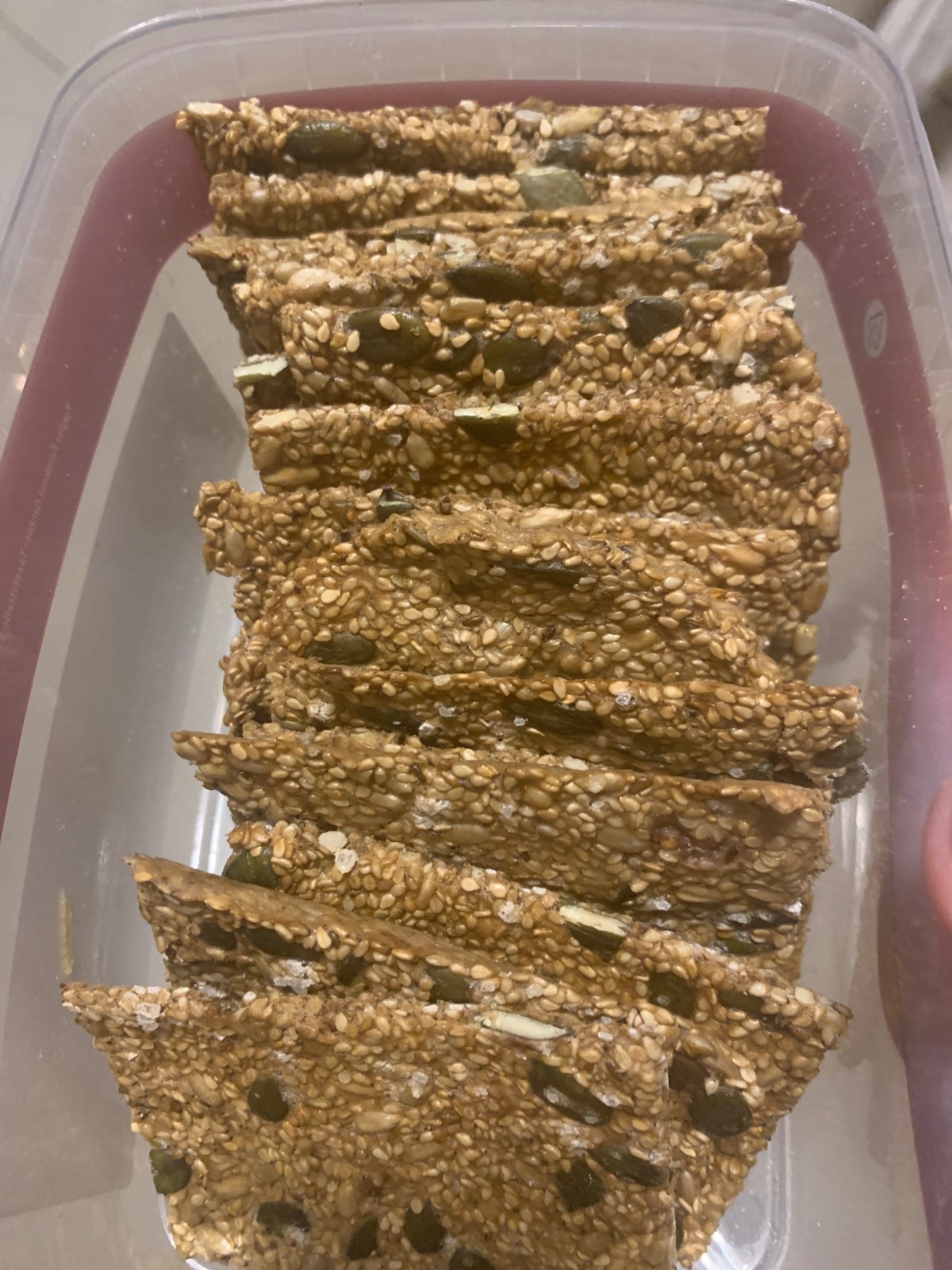 Sesam Knäckebrot low carb