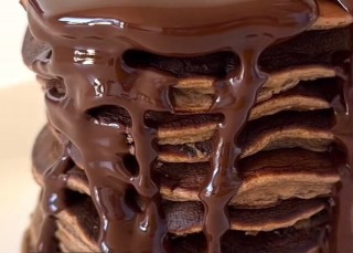 Gezonde Bananen Chocolade Pannenkoeken