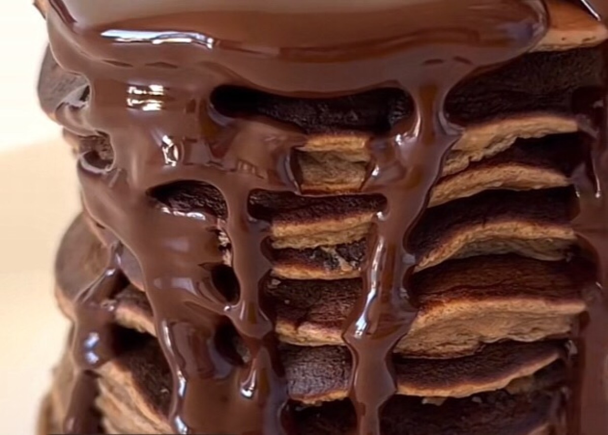 Gezonde Bananen Chocolade Pannenkoeken