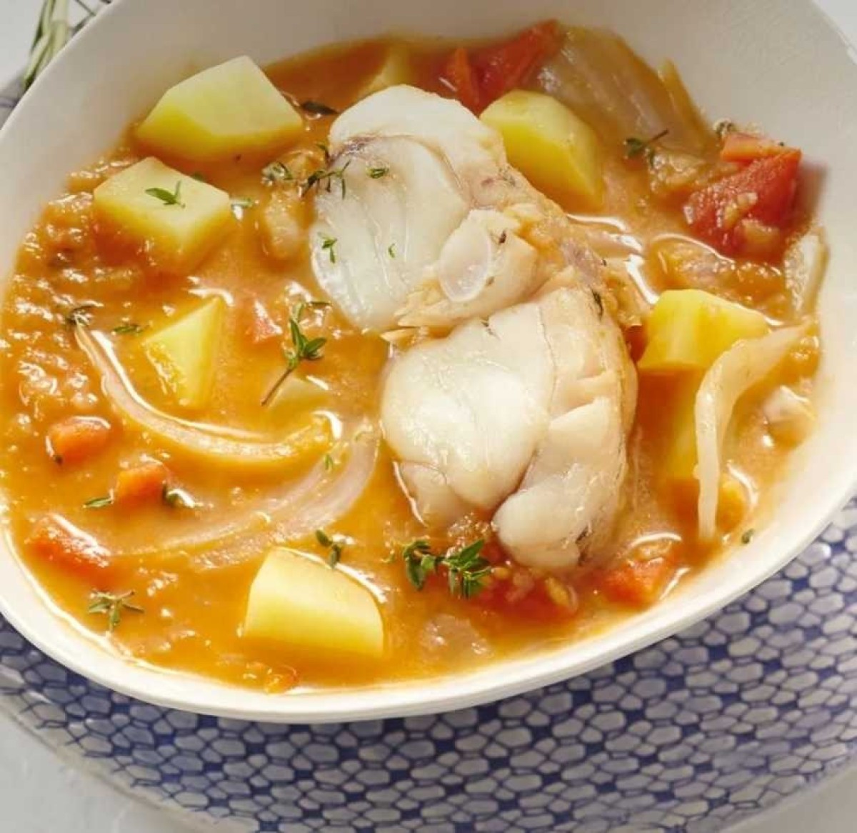 Lotte à la provençale thermomix