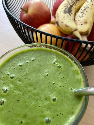Smoothie spinazie appel banaan