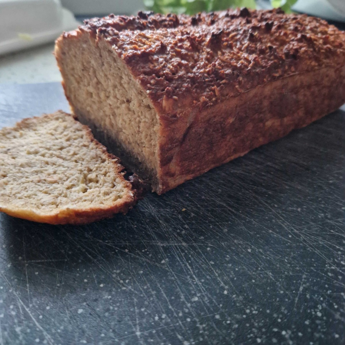 Haferflockenbrot ohne Mehl