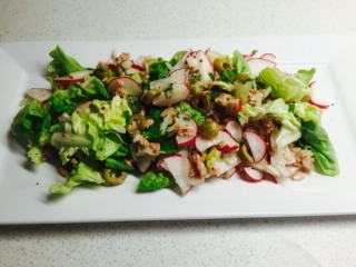 Tuna and radish salad