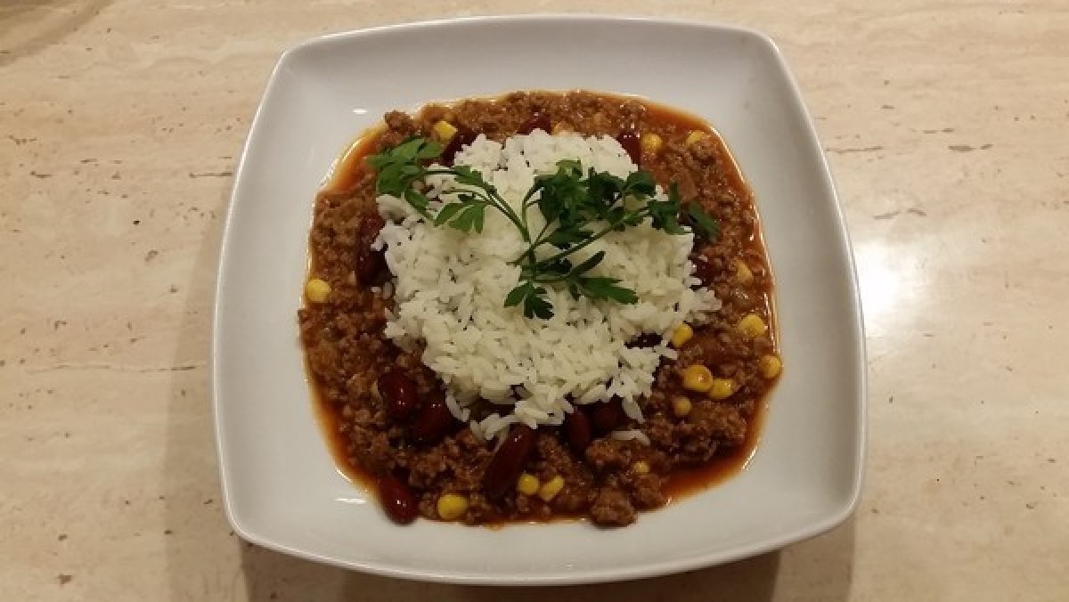 Beef and bean chilli