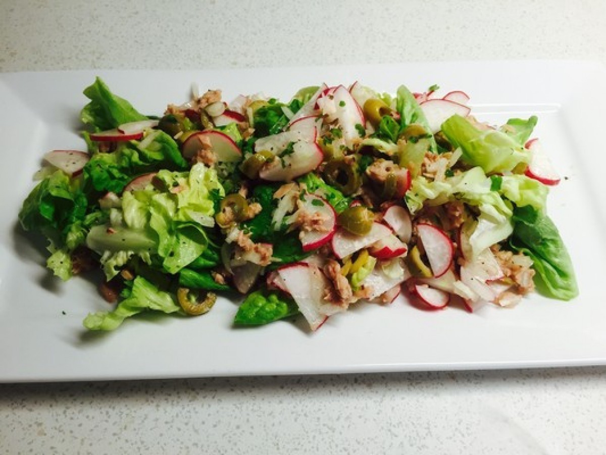 Salade de thon et radis