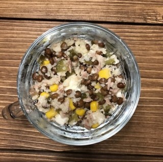 Linzen met tonijn