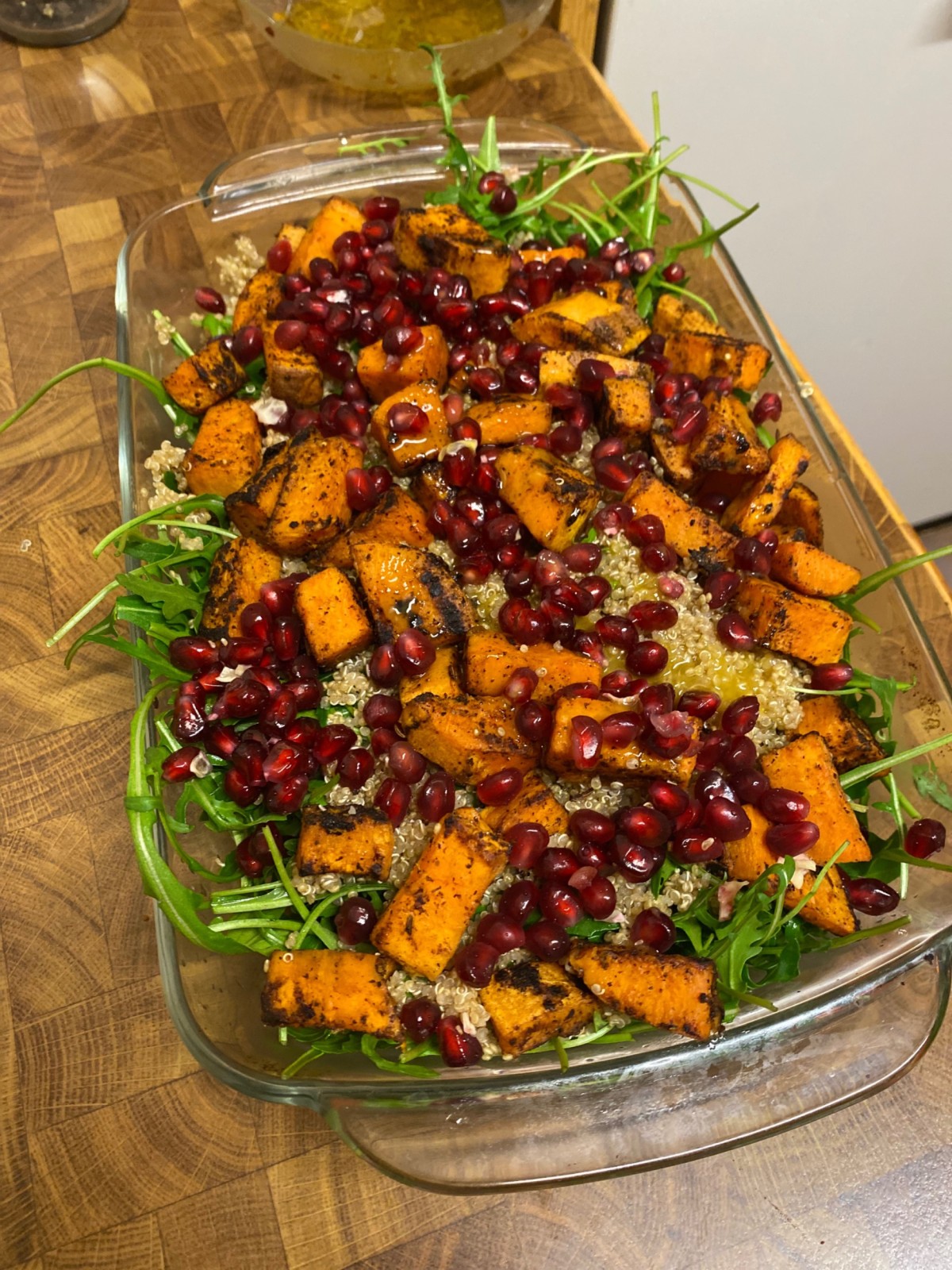 Rucola-Süßkartoffelsalat