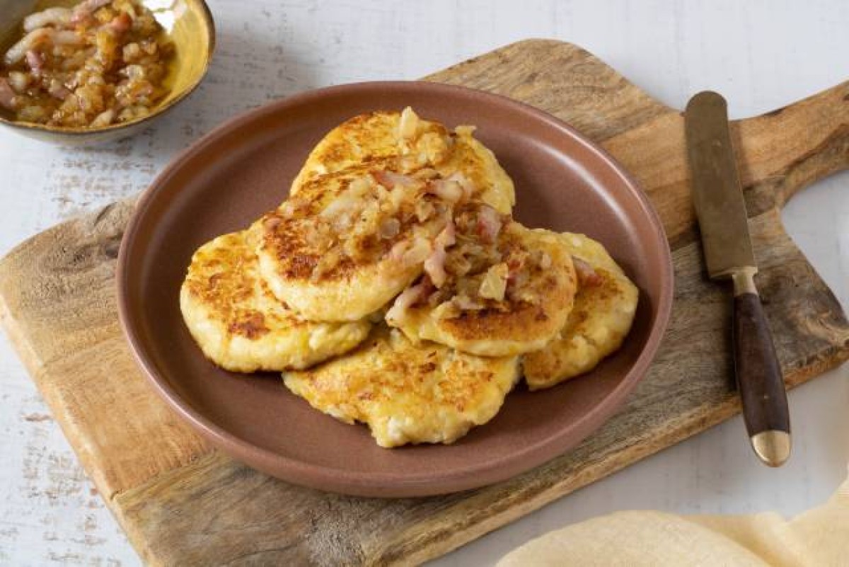 Potato pancakes à la ruskie