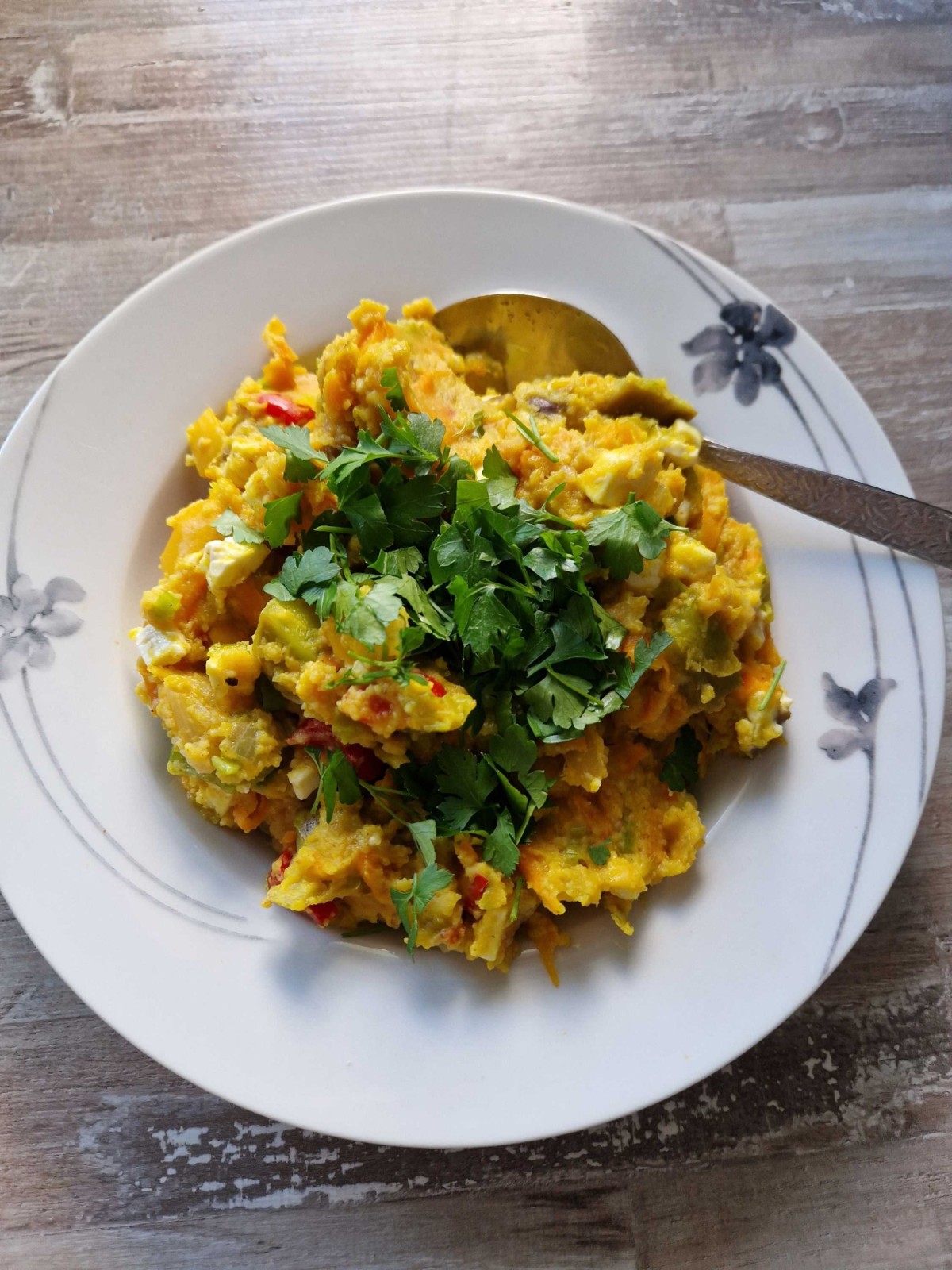 Falscher Couscous Gemüsepfanne