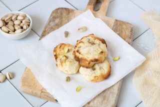 Galletas keto de pistacho
