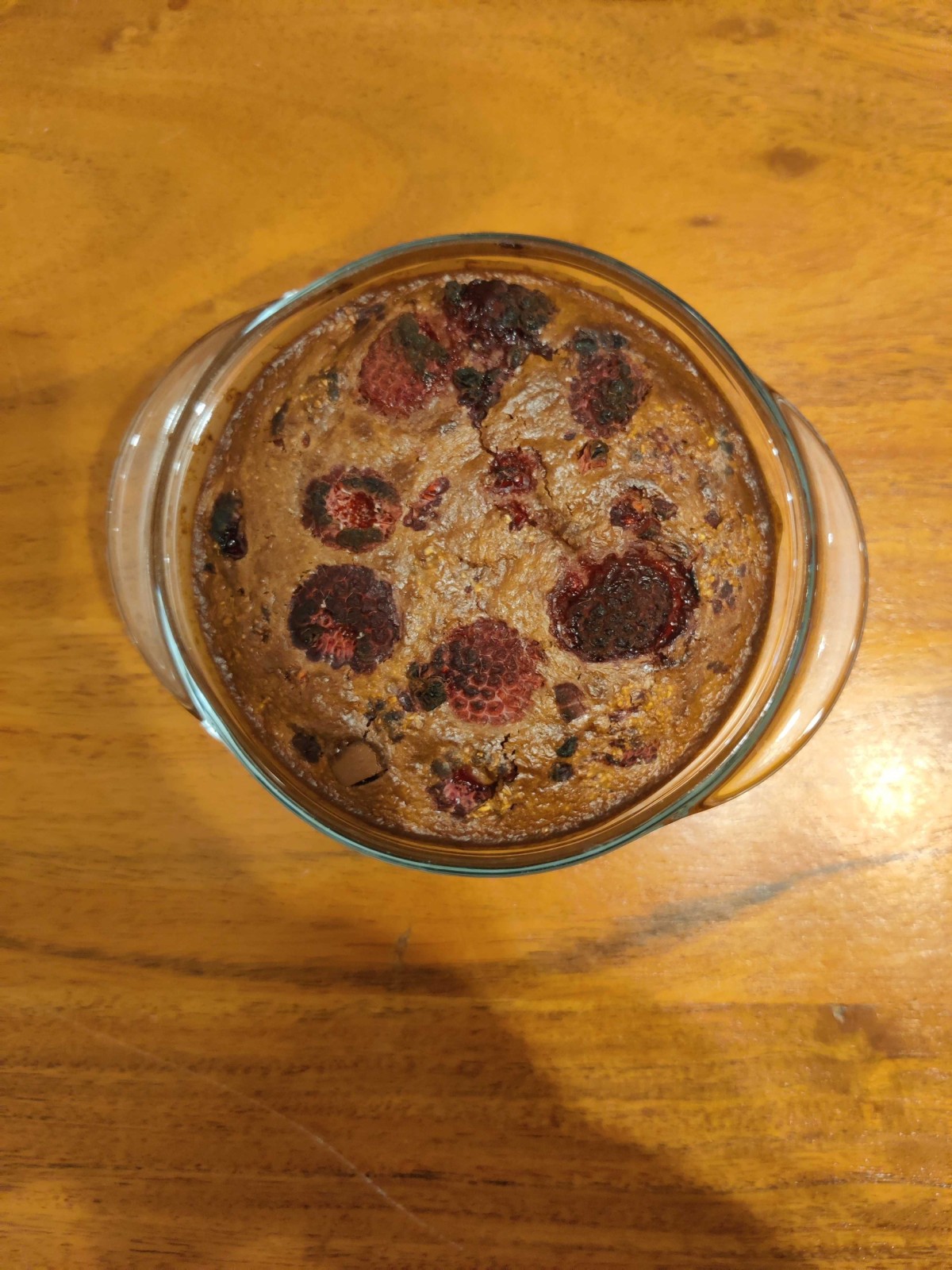 Brownie baked oatmeal