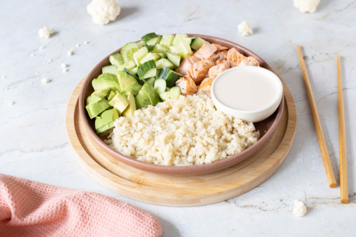 Keto sushi bowl