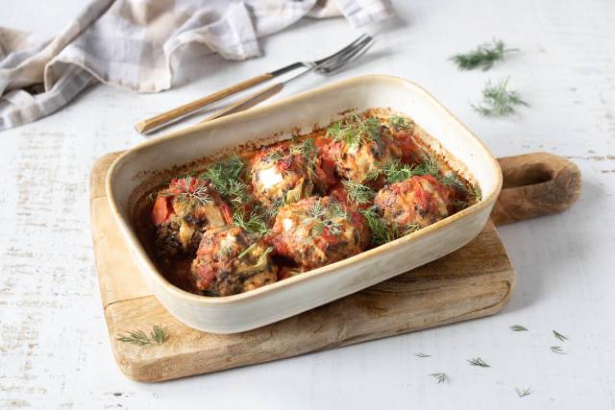 Involtini di cavolo al forno non avvolti