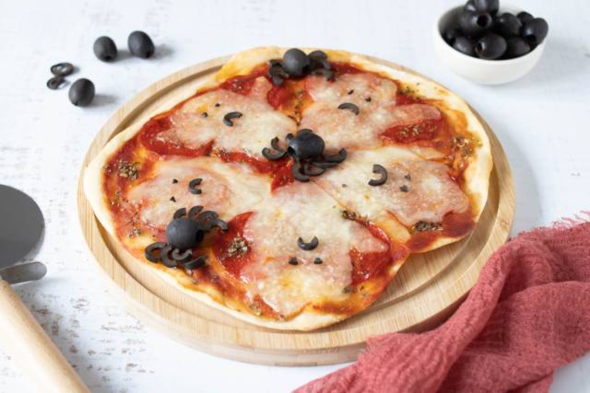 Pizza con Skyr per Halloween