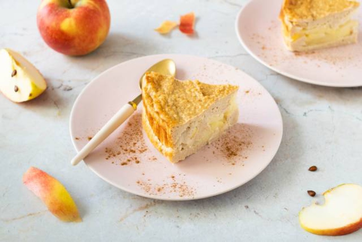 Torta di mele con ricotta