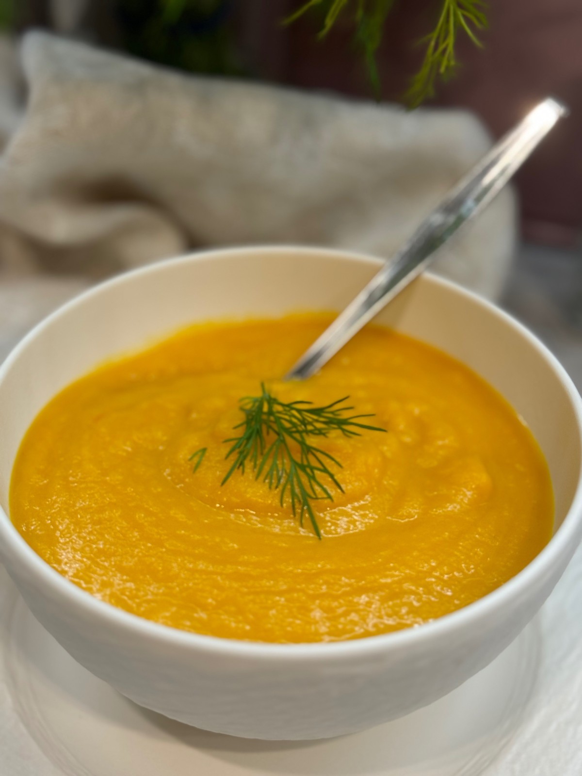 Möhren-Fenchel Cremsuppe