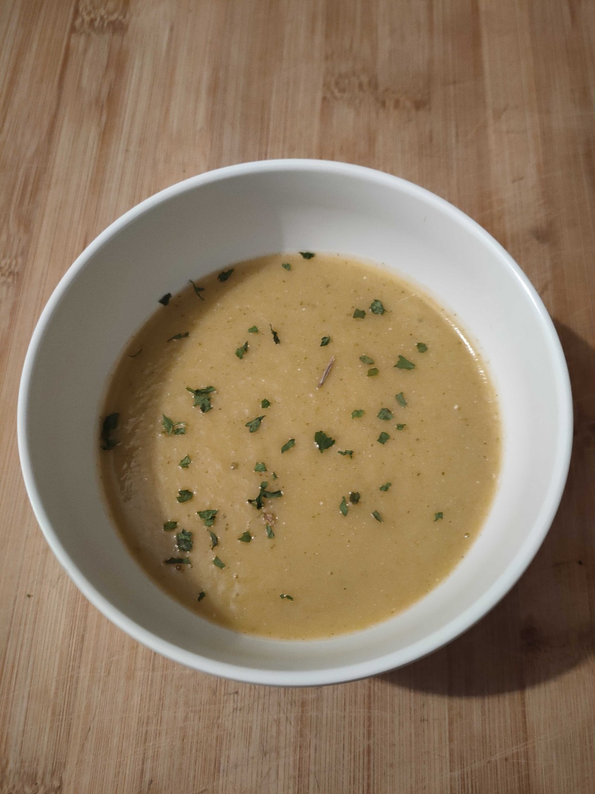 Soupe chou et brocolis