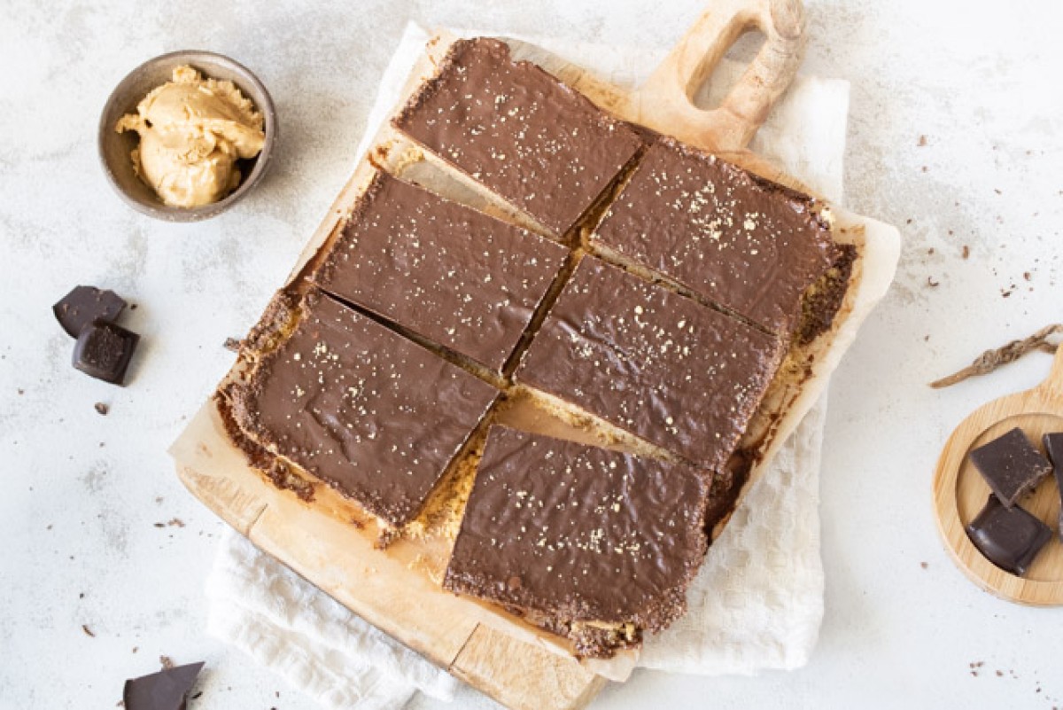 Barrette al burro di arachidi con cioccolato (senza cottura)