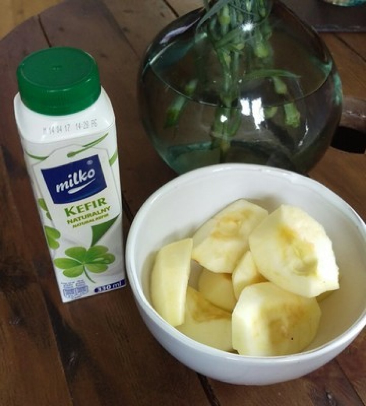 Przepis na Kefir, jabłko