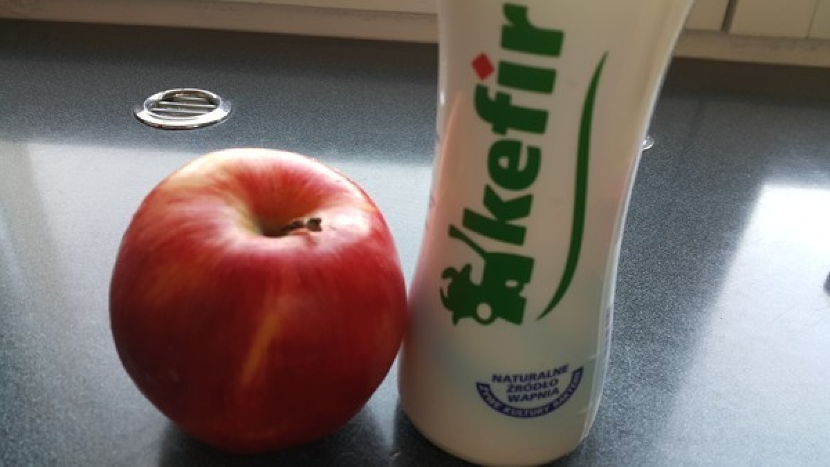 Przepis na Kefir, jabłko