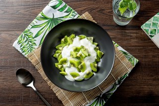 Jogurt, kiwi