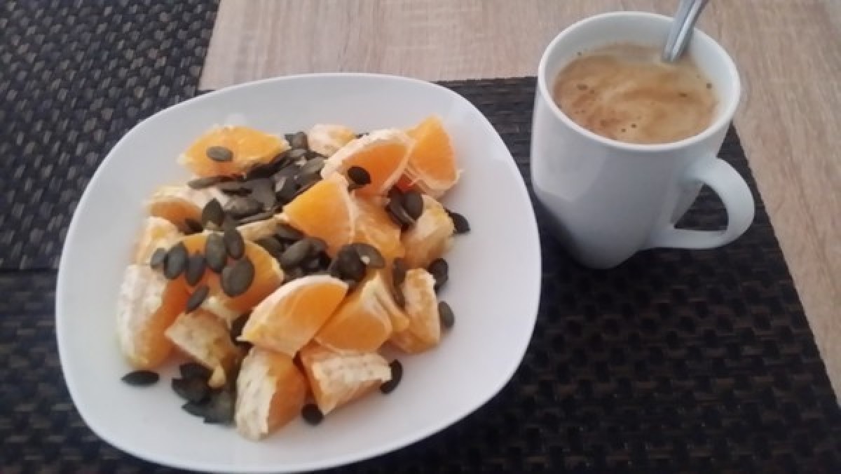 Przepis na Pomarańcza, nasiona słonecznika