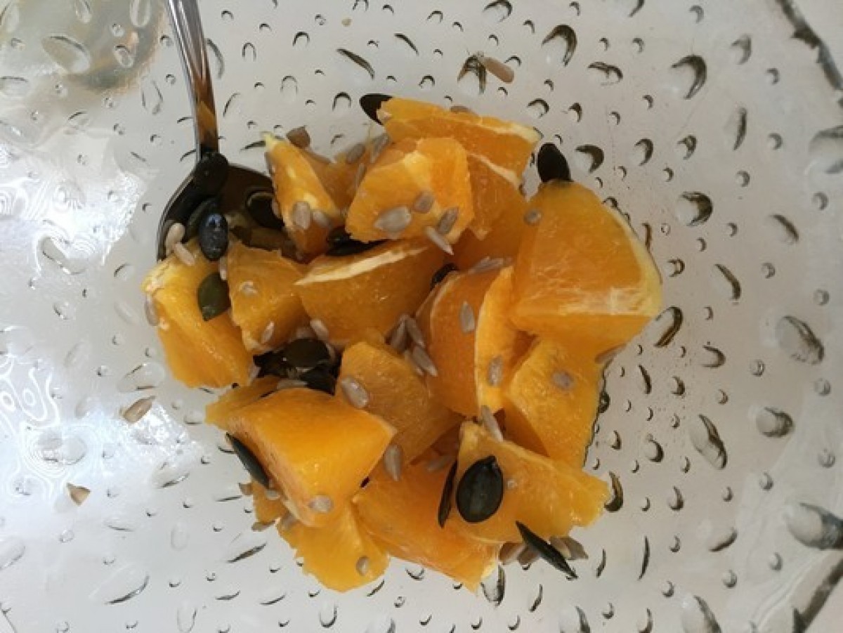 Przepis na Pomarańcza, nasiona słonecznika